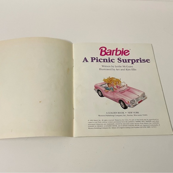 Vintage Barbie A Picnic Surprise Book - Picture 8 of 13